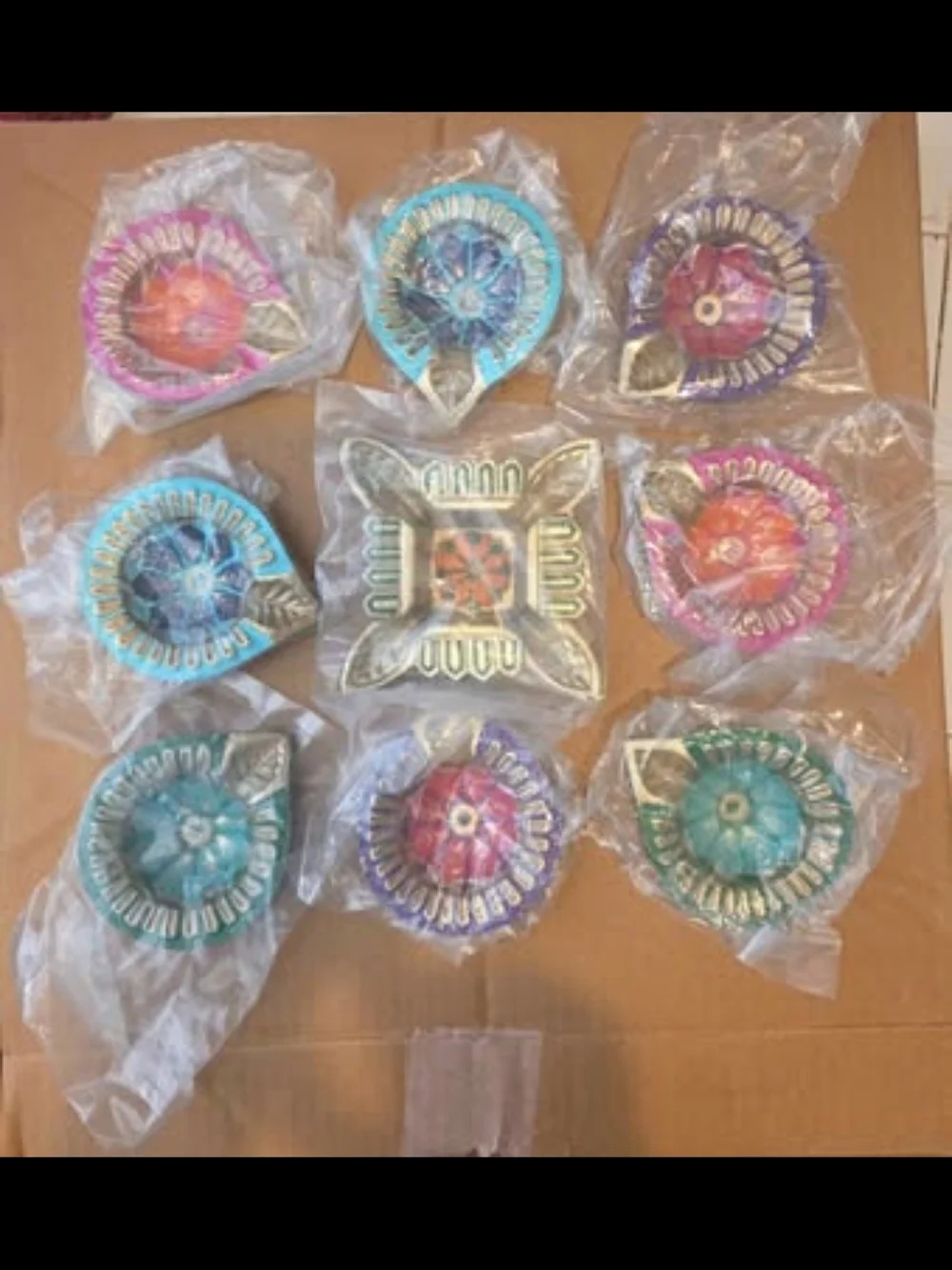 Diwali Diya Decorative 10-Piece Set - Multicolor